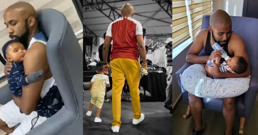 Banky W opens up about the shared bond with his son amidst the difficulties of fatherhood