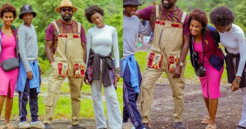 Kunle Afolayan proudly displays his children in a heartwarming photo collection