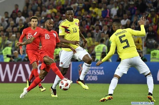 England Defeat Colombia To Advance to Semi-Finals