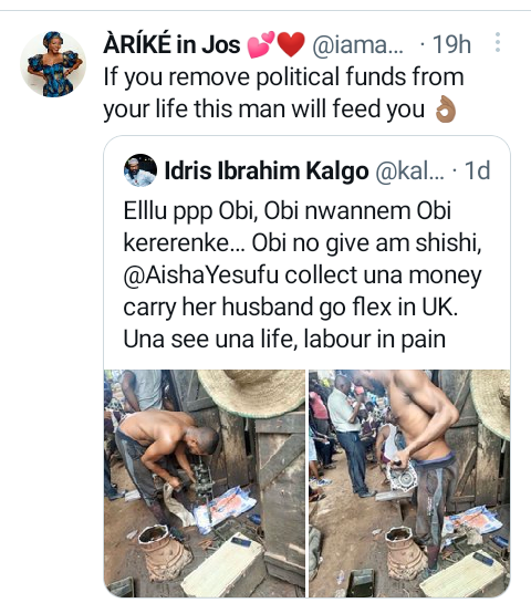 There is dignity in labour - Nigerians slam Twitter user for mocking and job-shaming popular Labour Party supporter, Eluu P