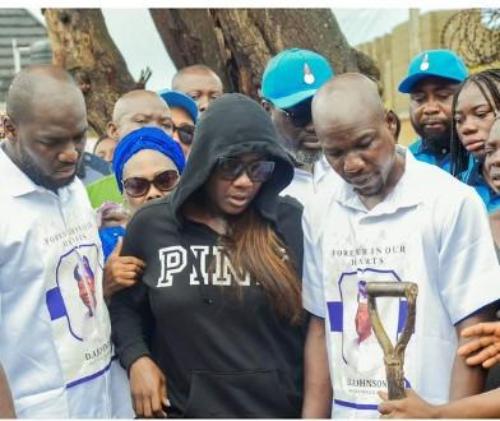Mercy Johnson-Okojie shares photos from father?s burial