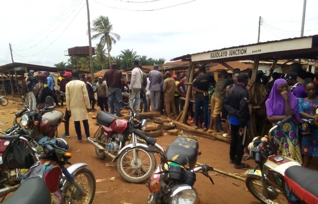 Teenager killed as drunk driver rams car into motor park in Ondo