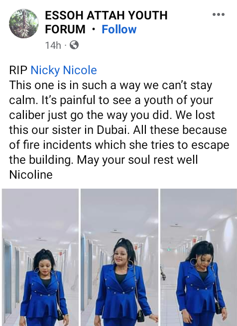Cameroonian woman and six Sudanese nationals among 16 dead in Dubai building fire