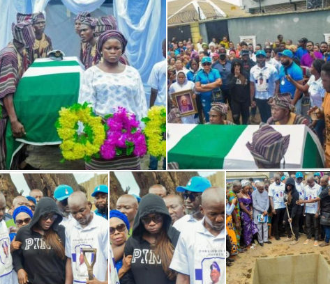 Mercy Johnson-Okojie shares photos from father?s burial