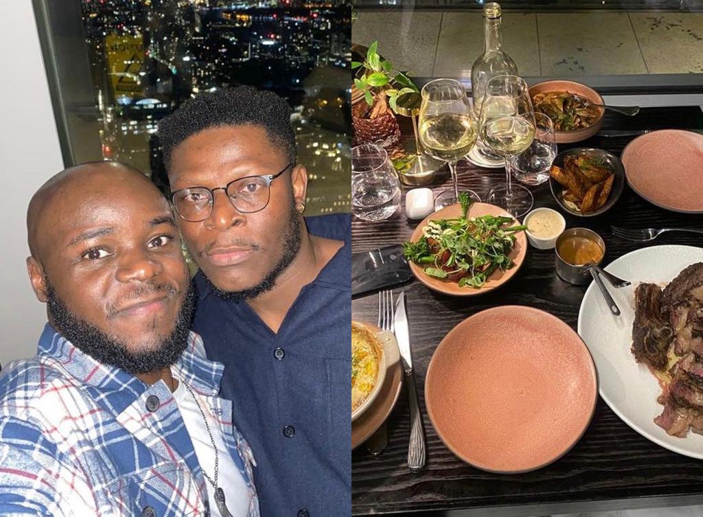 Nigerian gayrights activist, Dan Yomi celebrates first year anniversary with his partner