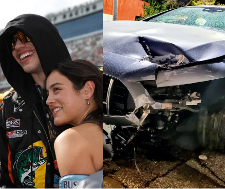 Pete Davidson, Chase Sui Wonders Crash Car Into Beverly Hills Home