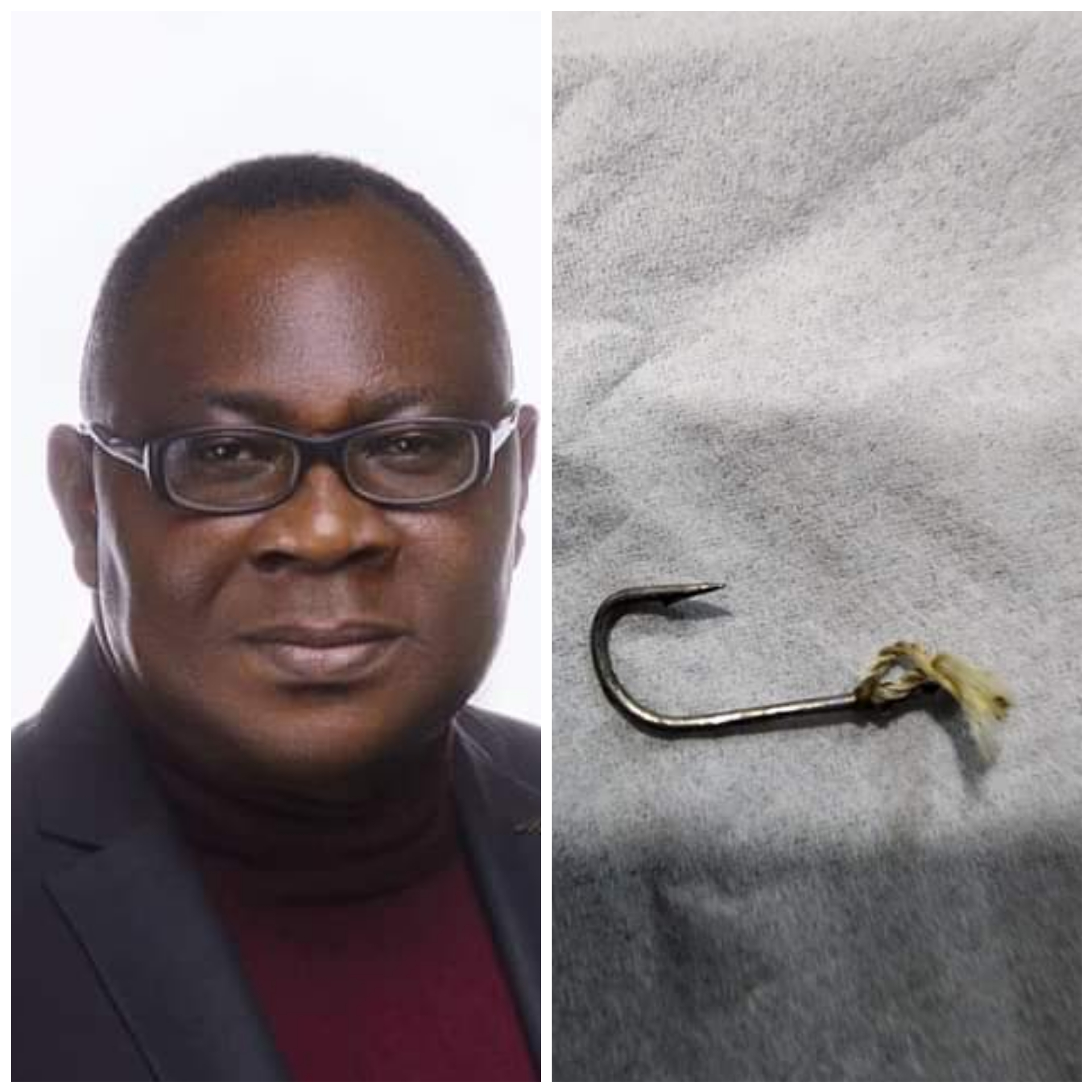 "Very scary" - Nigerian man narrates how he almost swallowed a metal hook in soup while eating at funeral