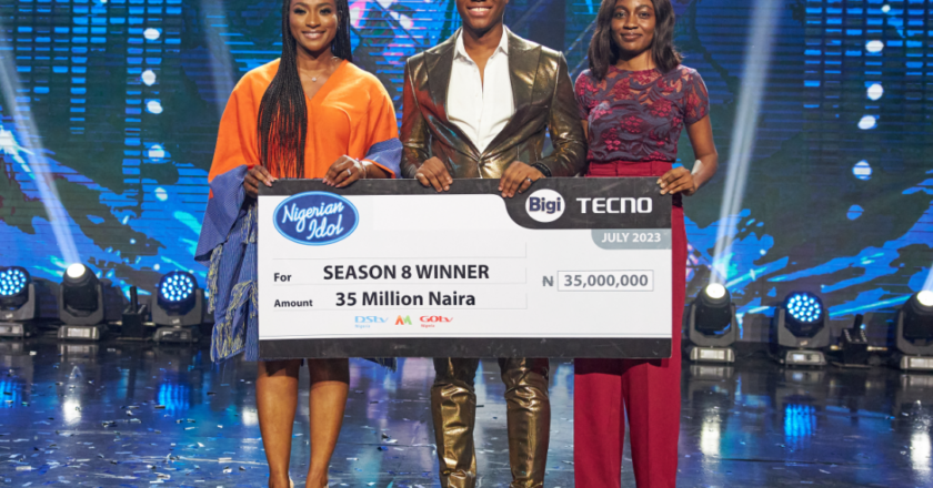 Victory Gbakara emerged as the winner of Nigerian Idol Season 8 and secured prizes worth millions of Naira, giving credit to Bigi brand for sponsoring the show.