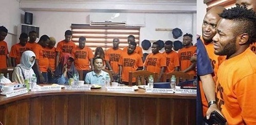 13 Nigerian Internet Fraudsters Cries Endlessly After Getting Arrested In Philippines
