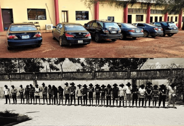 EFCC Parades 27 Suspected Internet Fraudsters in Enugu [Photos]