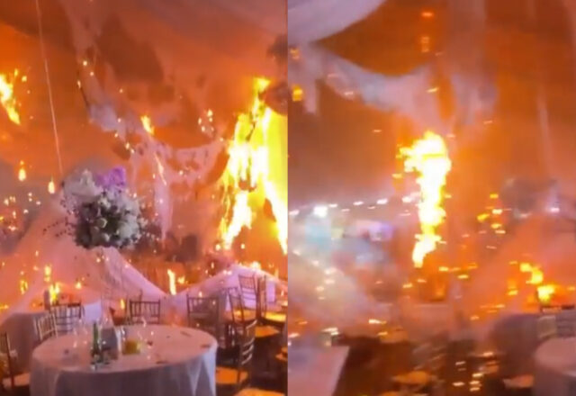 Fire at Wedding Reception Prompts Guests to Flee
