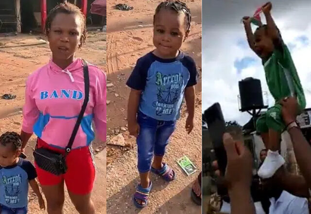 A single mom opens up about her struggles after her daughter’s viral appearance in Peter Obi’s rally [Video]