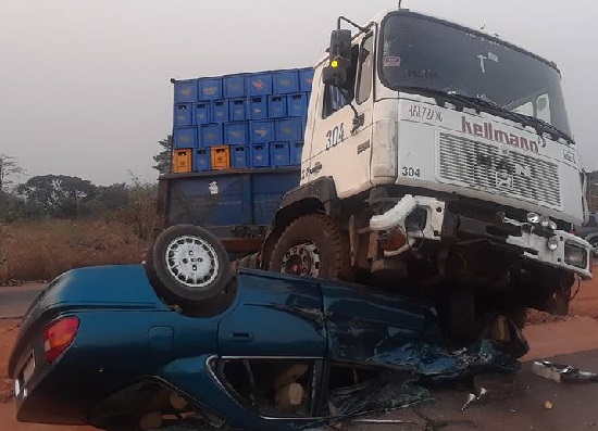 Lucky Driver Survives Horrific Accident After Trailer Crushed His Car [Photos]