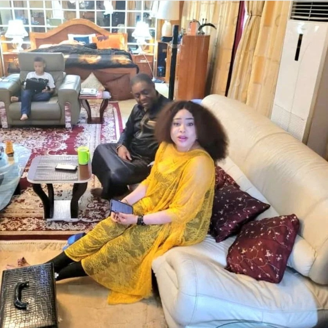 "Peace like a river" Femi Fani-Kayode writes as he spends time with Precious Chikwendu and their first son