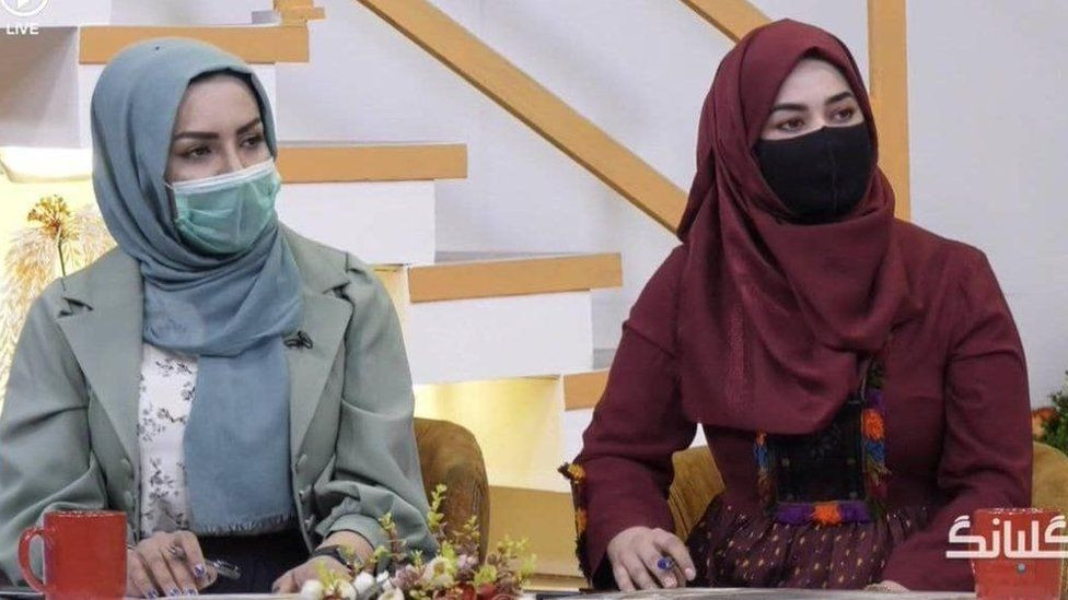 Taliban orders Afghanistan female TV presenters to cover their faces (photos)