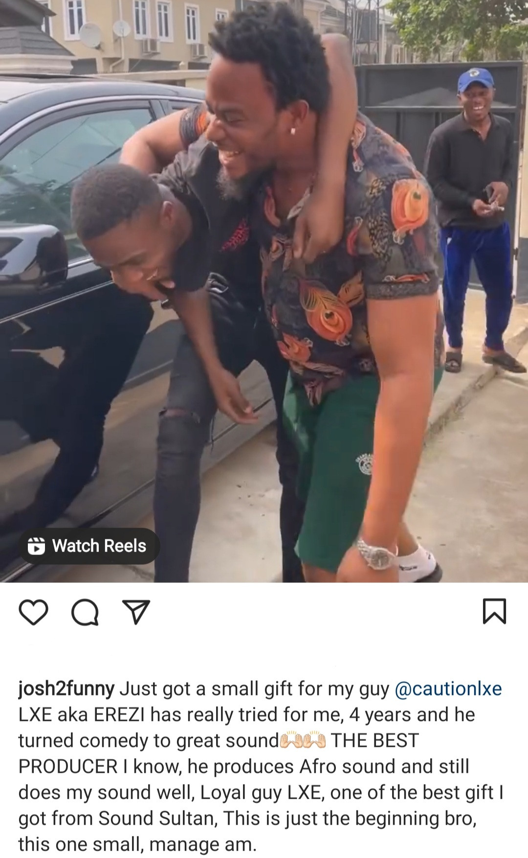 Josh2Funny rewards his crew member's loyalty with a new car (video)