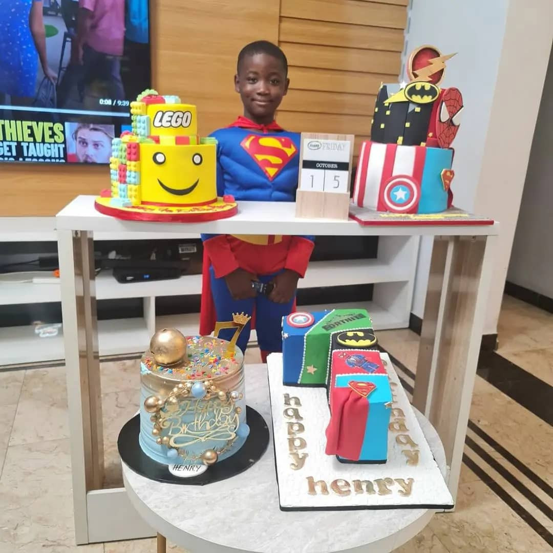 Mercy Johnson and hubby celebrate their son as he turns 7 (photos)