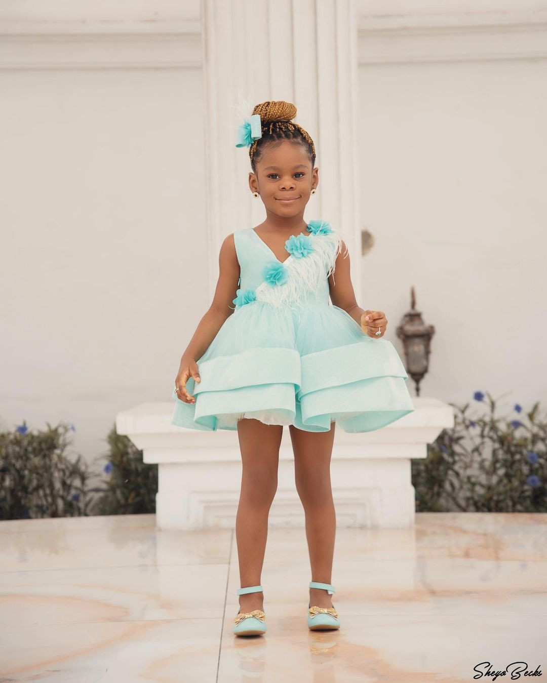 Singer, Patoranking, shares adorable photos of his daughter, Wilmer, as she turns three  