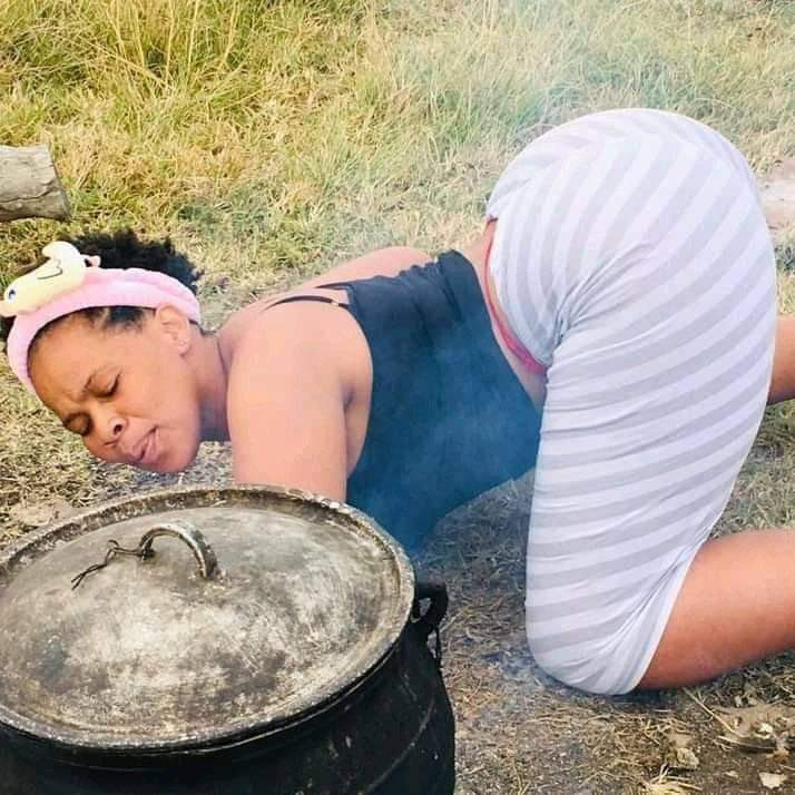 South African women show off their assets as they take part in viral Vuthela Challenge (photos)