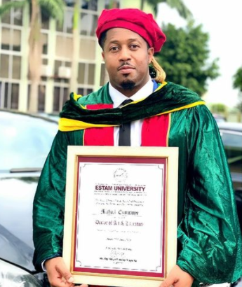 Actor Mike Ezuruonye honored with a doctorate degree in Arts and Literature from Estam University in Benin Republic