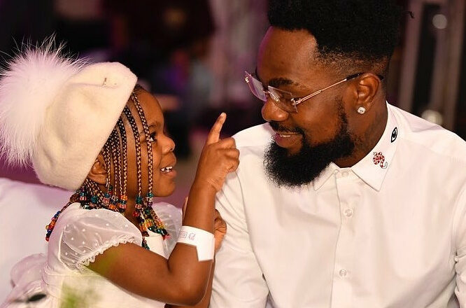 Check out the heartwarming snapshots of singer Patoranking and his daughter, Wilmer