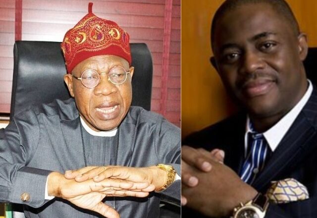 Femi Fani-Kayode Comes For Lai Mohammed Describes Him as an ‘Ugly Little Mesu Jamba Parrot’