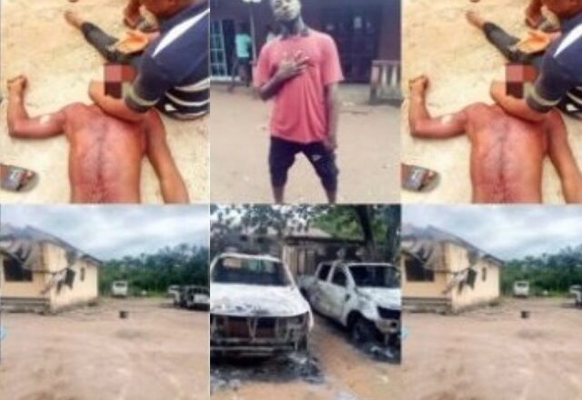 Furious Imo Youth Set Police Station Ablaze After an Officer Killed One of Them