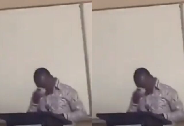 Ghanaian Lecturer Crying In Class after Being Exposed By BBC in Sex for Grade Scandal [Video]