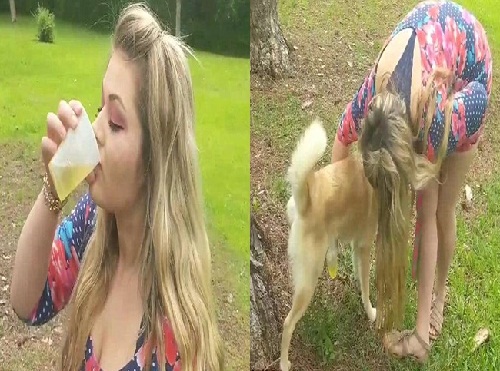 Meet The Woman Who Drinks Her Own Dog’s Urine To Cure Her Acne [Photos]