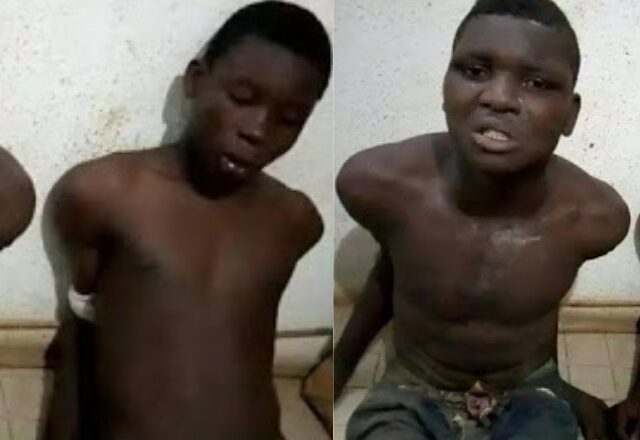 Members of Dreaded “One Million Boys Gang” Confesses, Reveals Why They Cut Peoples Hand During Robbery