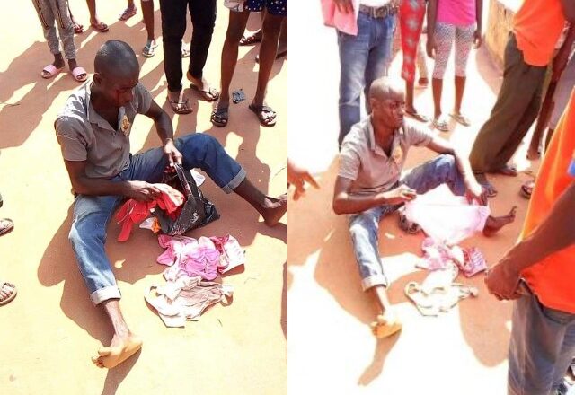 Professional Female ‘Pant’ Thief Caught Red Handed [Photos]