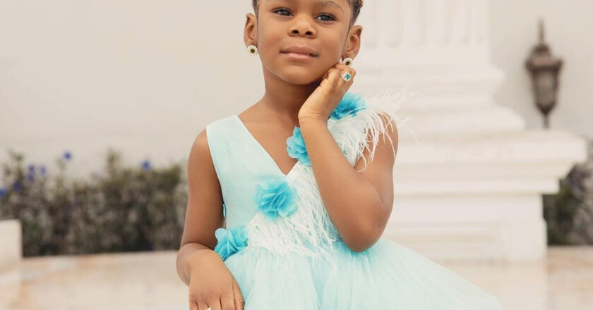 Singer, Patoranking, celebrates his daughter, Wilmer’s third birthday with adorable photos