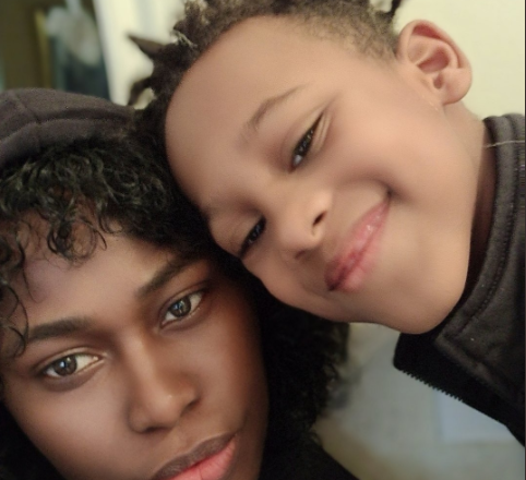 Uche Jombo shares adorable photo of herself and her son, Matthew