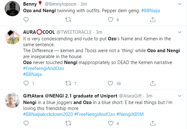 #BBNaija: Late night videos of Ozo touching Nengi triggers reactions