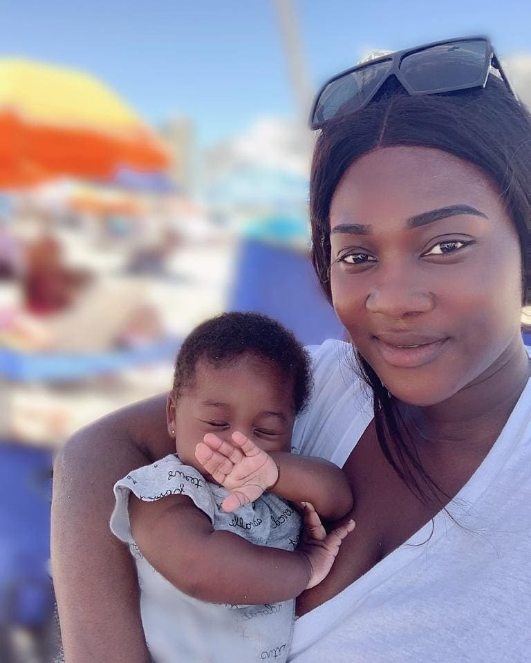 Lovely photos of actress, Mercy Johnson-Okojie and her fourth child, Divine-Mercy