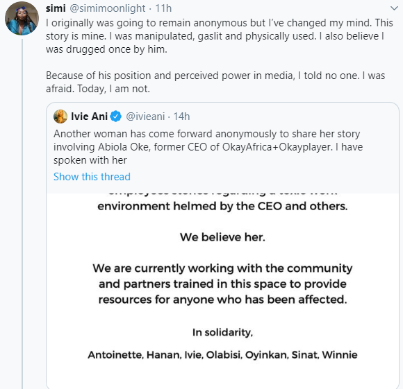 Abiola Oke, CEO of OkayPlayer resigns after multiple women took to Twitter to accuse him of unethical conduct