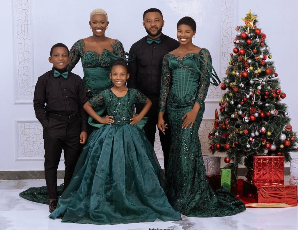Nigerian celebrities and their Christmas photos