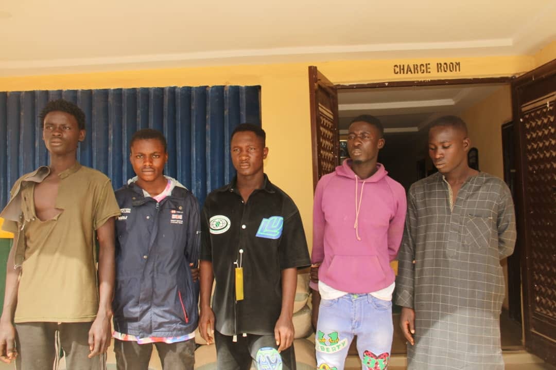 Police arrest six members of criminal syndicate for armed robbery and rape of 23-year-old student in Bauchi