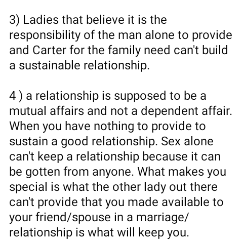 Nigerian man blames women for failed marriages and relationships