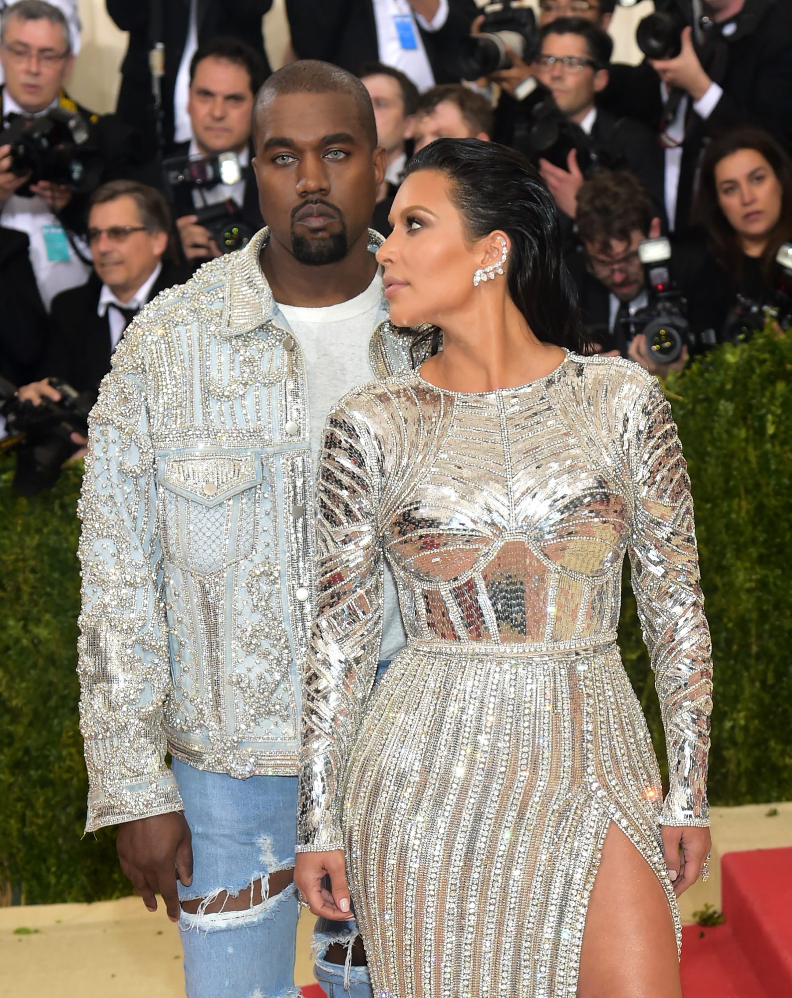 Kanye West's daughter North wore 2016 Met Gala Balmain jacket to Kardashian Christmas Eve party