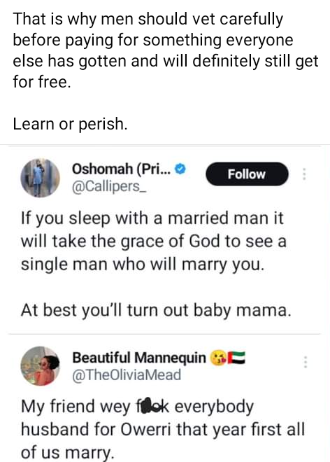 There is no curse that follows ladies who sleep with married men. The curse is only on husbands to adulterous wives - Nigerian lawyer says