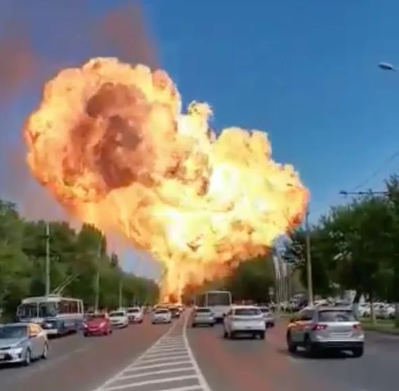 Massive Gas Station Explosion in Russia Results in at least 13 Injuries (Photos/Video)