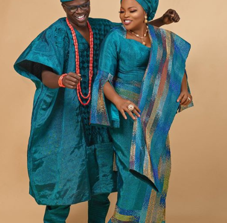 Funke Akindele Bello and husband JJC Skillz mark 4th wedding anniversary with stunning images