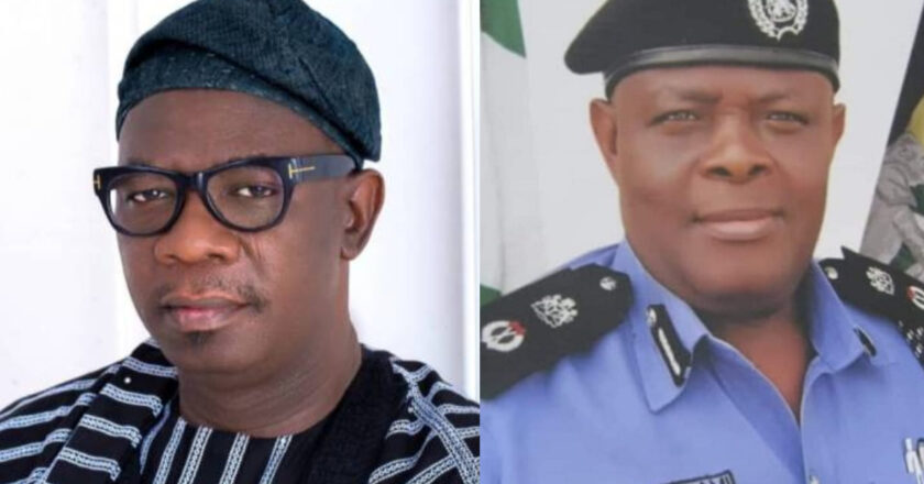 Ondo Deputy Governor, Agboola Ajayi accuses the state's police commissioner of withdrawing his police escort