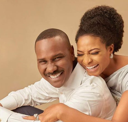”Thank you for being my peace” – Ibidun Ighodalo, and her hubby, Ituah, celebrate 13th wedding anniversary
