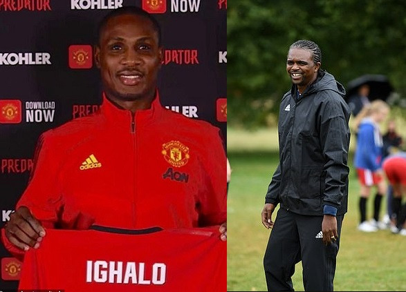 'Nwankwo Kanu: Odion Ighalo will Shine at Manchester United, Replacing Romelu Lukaku'