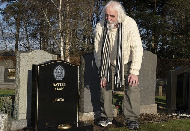 Alan Hattel, 75, declared alive after ex-wife erected gravestone declaring him dead (Photos)