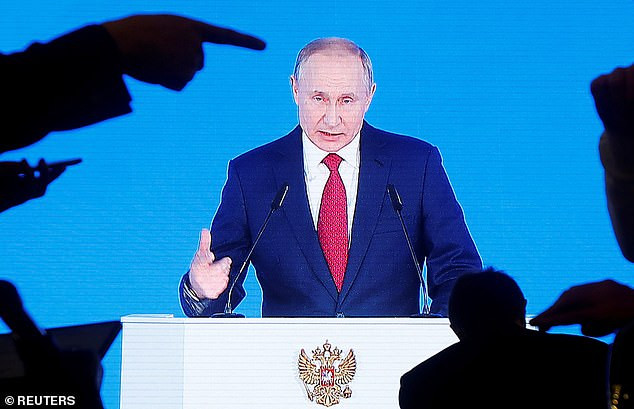 <!DOCTYPE html>
<html>
  <head>
    <title>‘I’m sure the Russian people will support me’: Putin is confident of becoming Russia’s leader for life after changing the constitution</title>
  </head>
  <body>
    ‘I’m sure the Russian people will support me’: Putin is confident of becoming Russia’s leader for life after changing the constitution