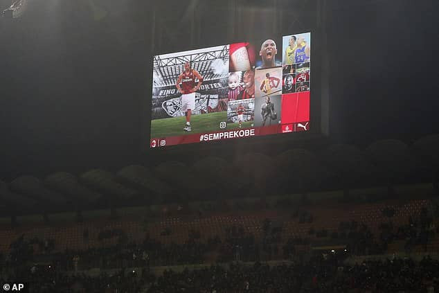 AC Milan’s Touching Tribute to Kobe Bryant: ‘Legends Never Die’ (Photos)