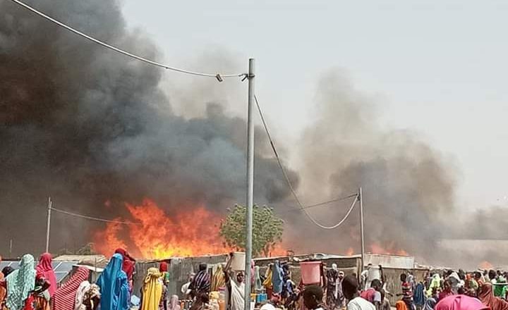 Tragic Incident: IDPs Camp in Borno Devastated by Fire, Resulting in 14 Fatalities and Multiple Injuries